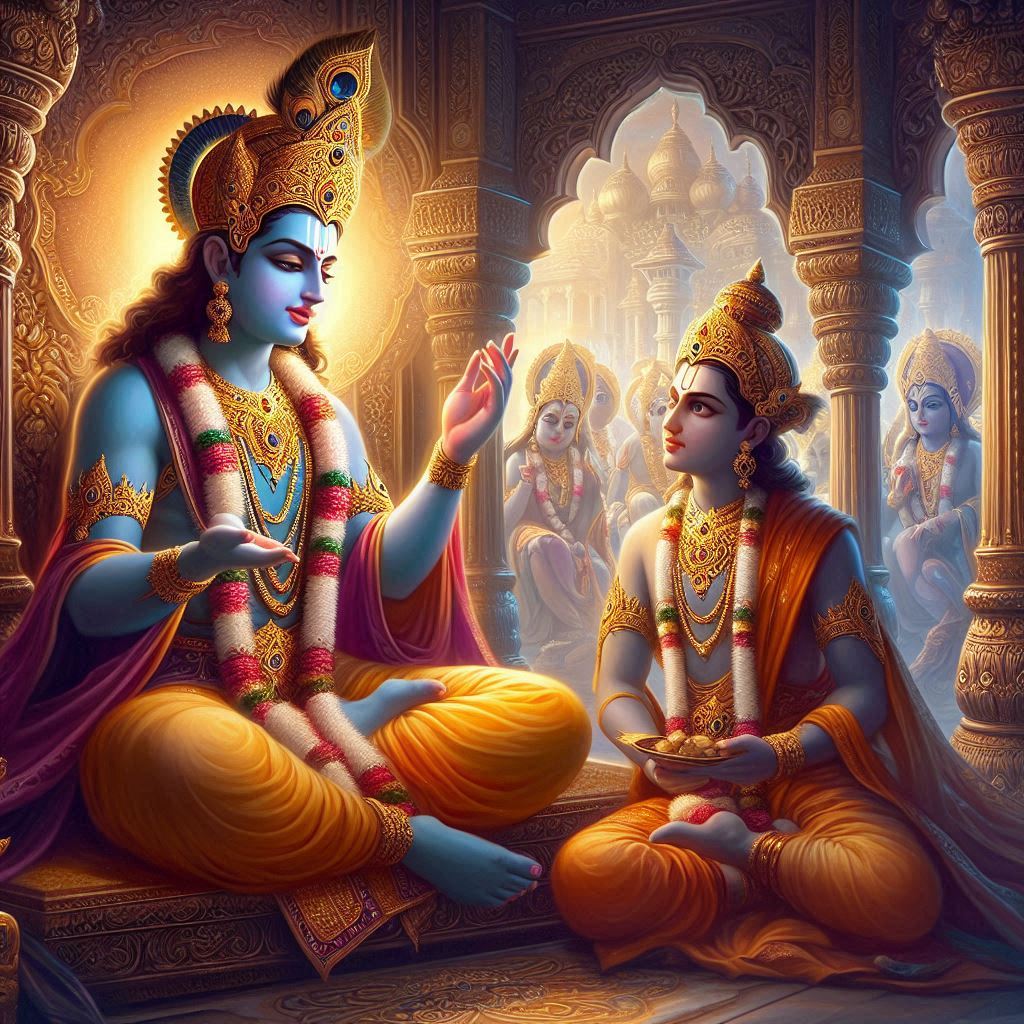 Jñāna and Vijñāna, Bhagavad Gita wisdom, Spiritual knowledge verse, Krishna teachings